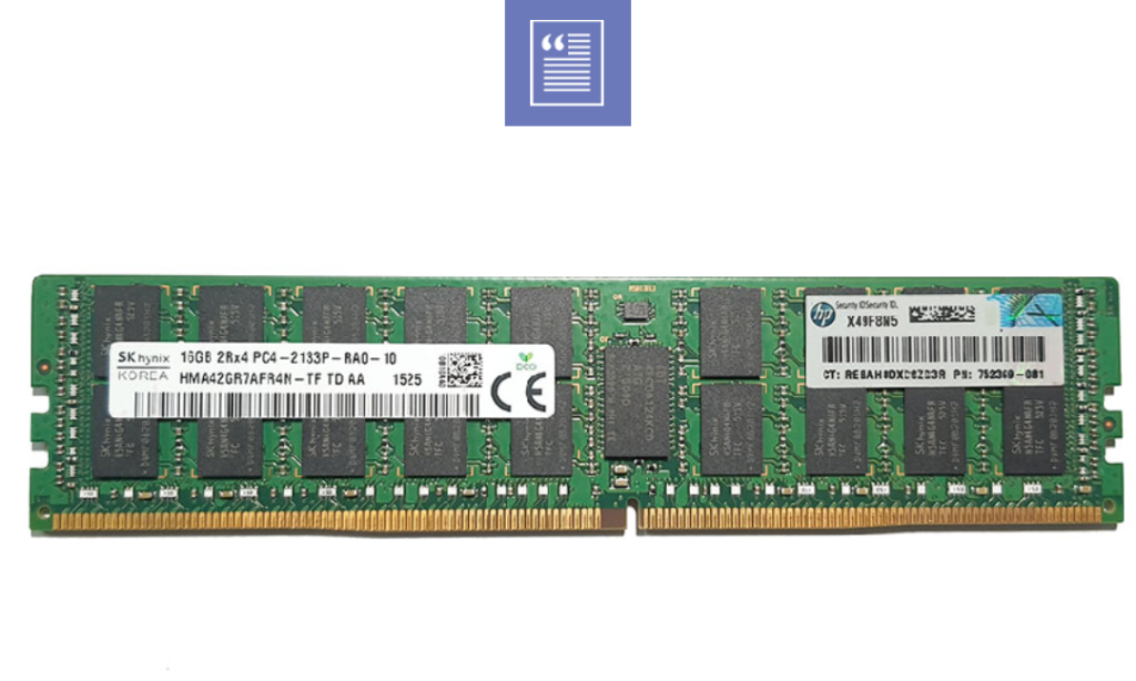 رم سرور HP 16GB UDIMM DDR4-2133